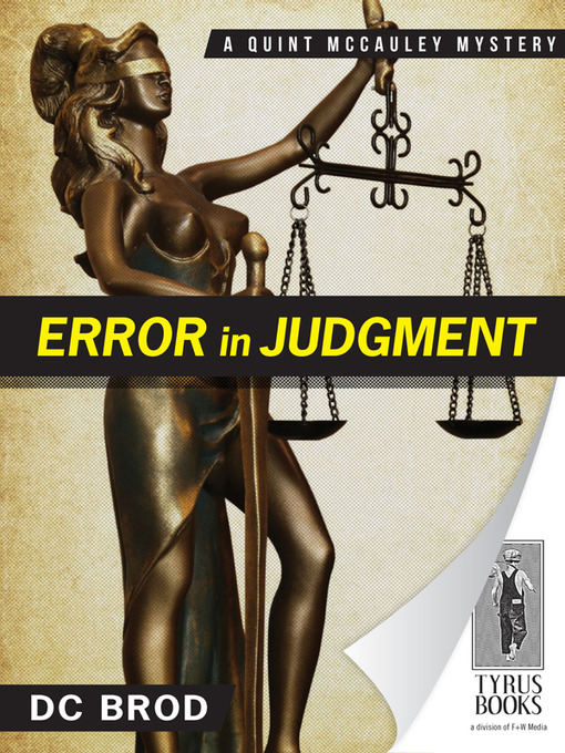 Title details for Error in Judgment by DC Brod - Available